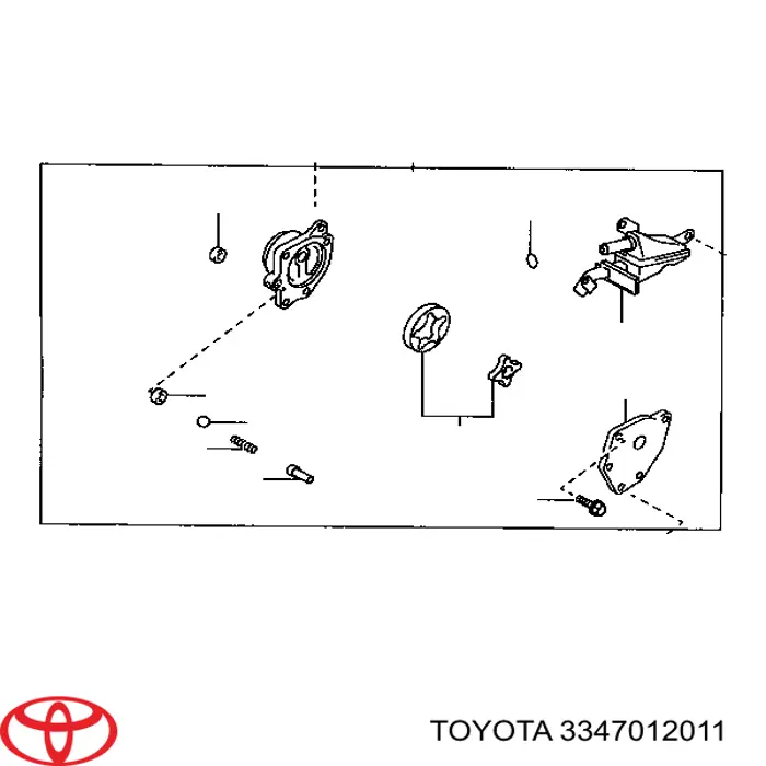 3347012011 Toyota Насос масляный АКПП