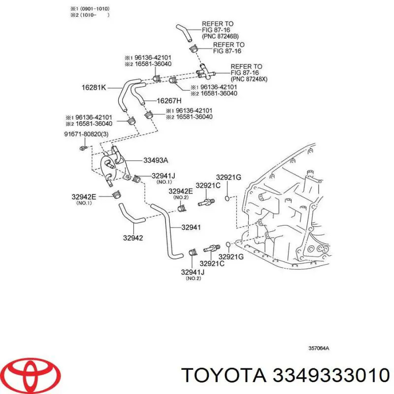  Toyota 3349333010 цена, от 152.37 USD