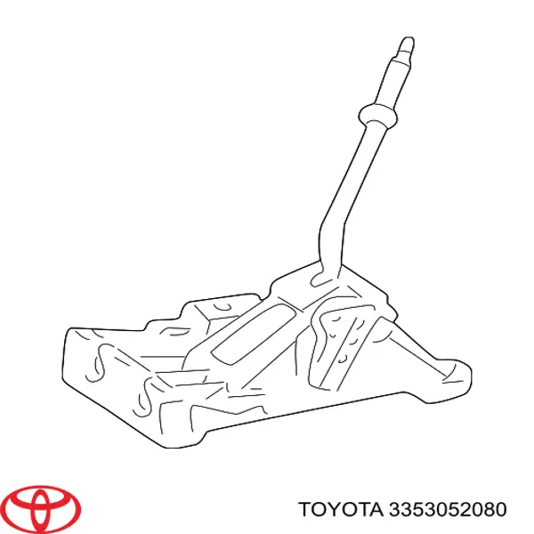 Кулиса КПП на Toyota Yaris  P10