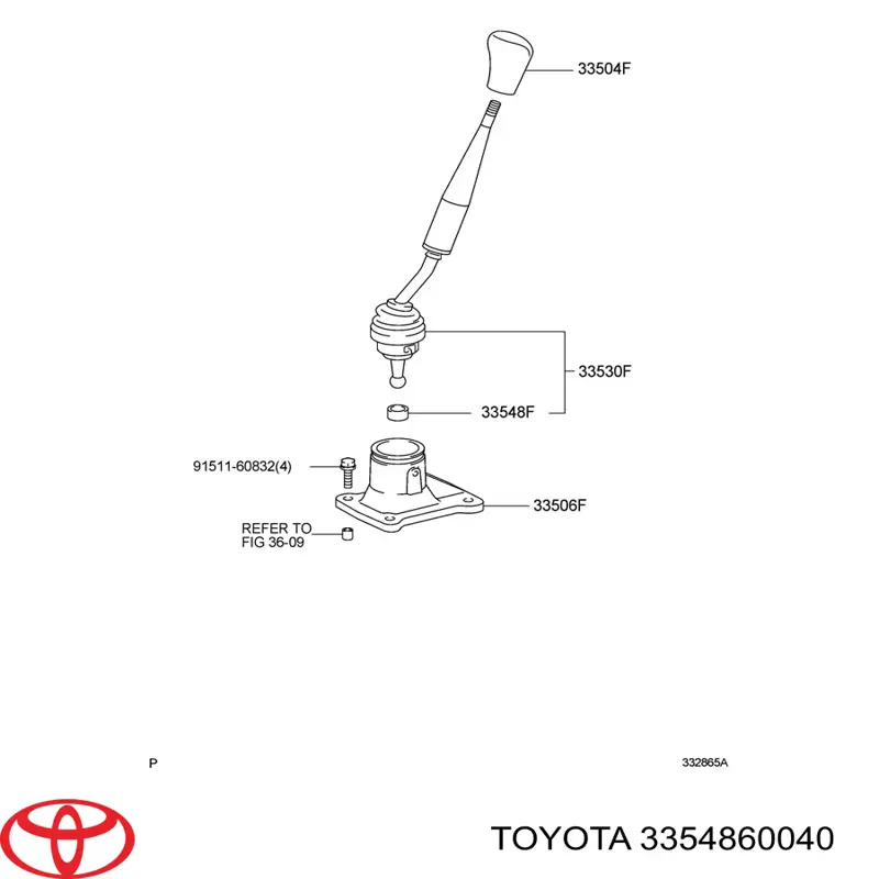 3354860040 Toyota 