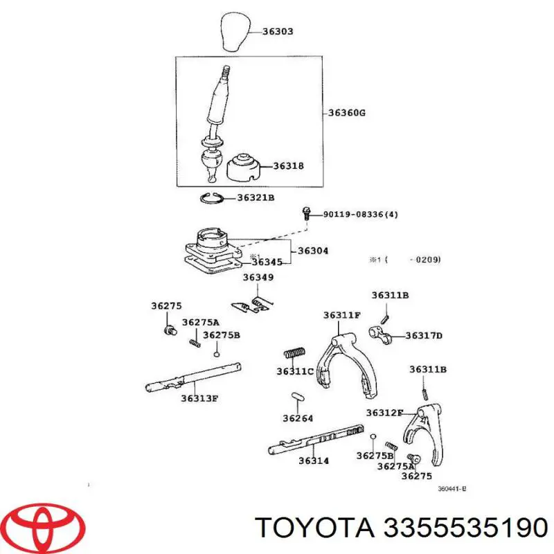  Toyota 3355535190 цена, от 6.42 USD