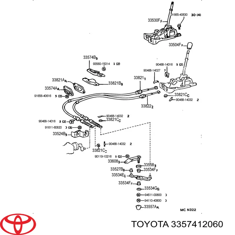 3357412060 Toyota 