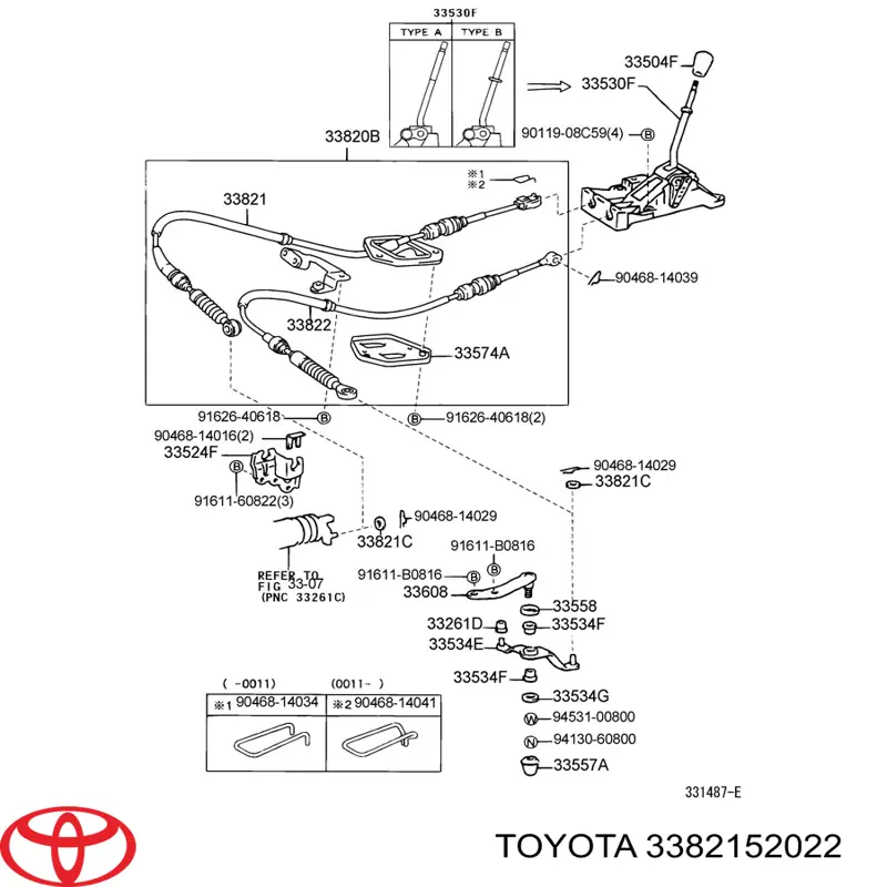  Toyota 3382152022 цена, от 398.79 USD
