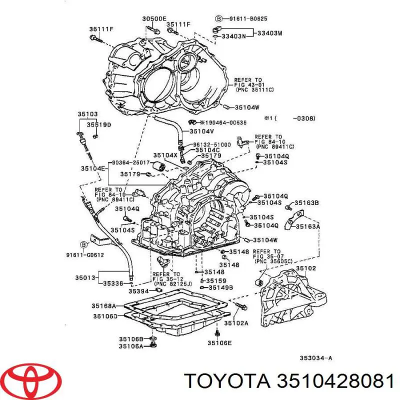 3510428081 Toyota 