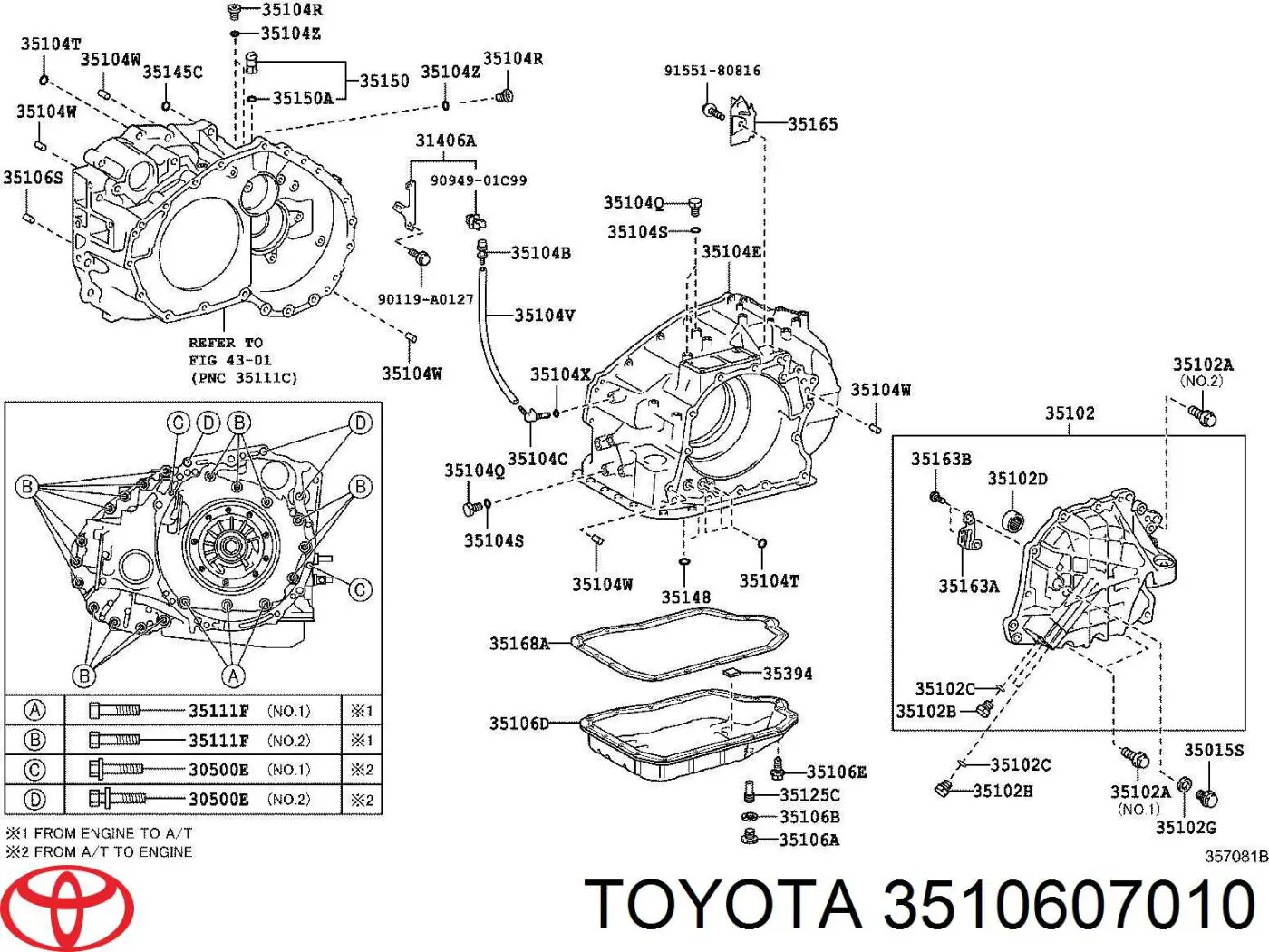  3510607010 Toyota