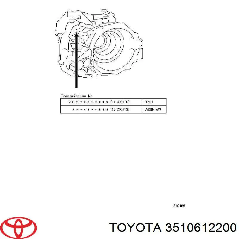 3510612200 Toyota 