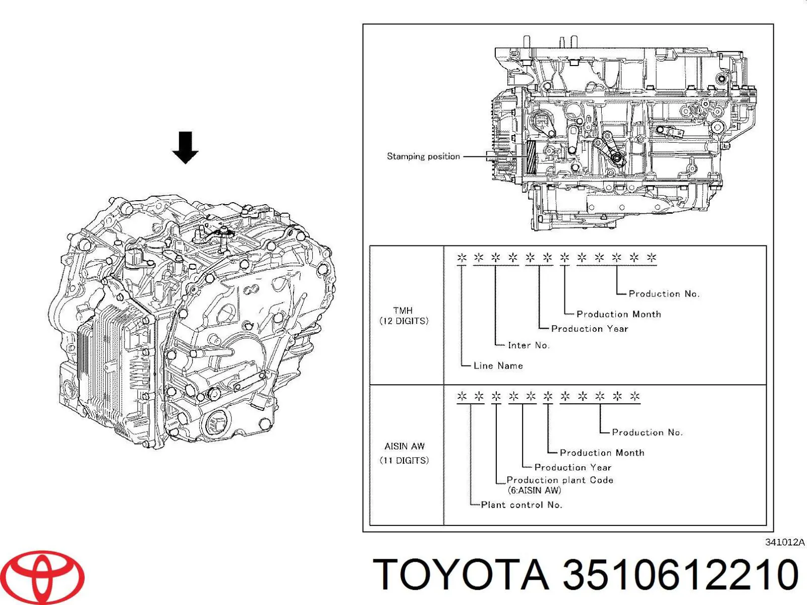 3510612210 Toyota 