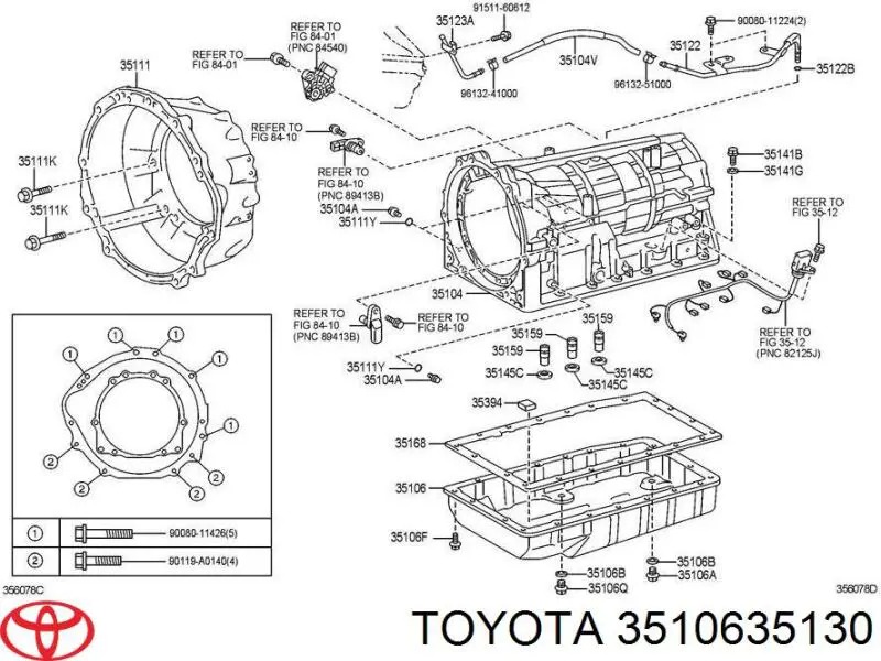 Поддон АКПП 3510635130 Toyota