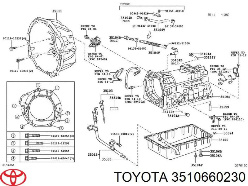 Поддон АКПП 3510660230 Toyota