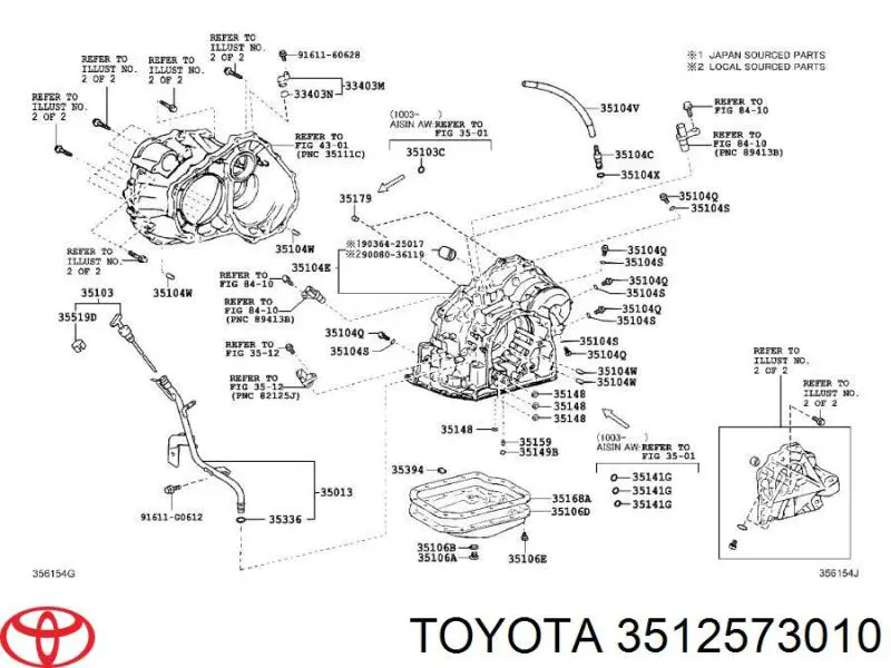 3512573010 Toyota 