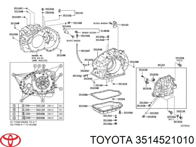 3514521010 Toyota 