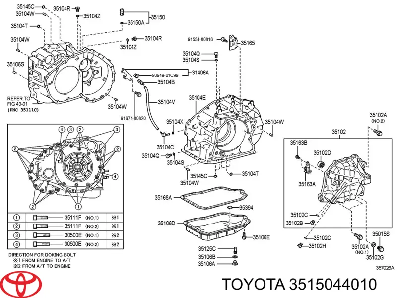  Toyota 3515044010 цена, от 18.89 USD