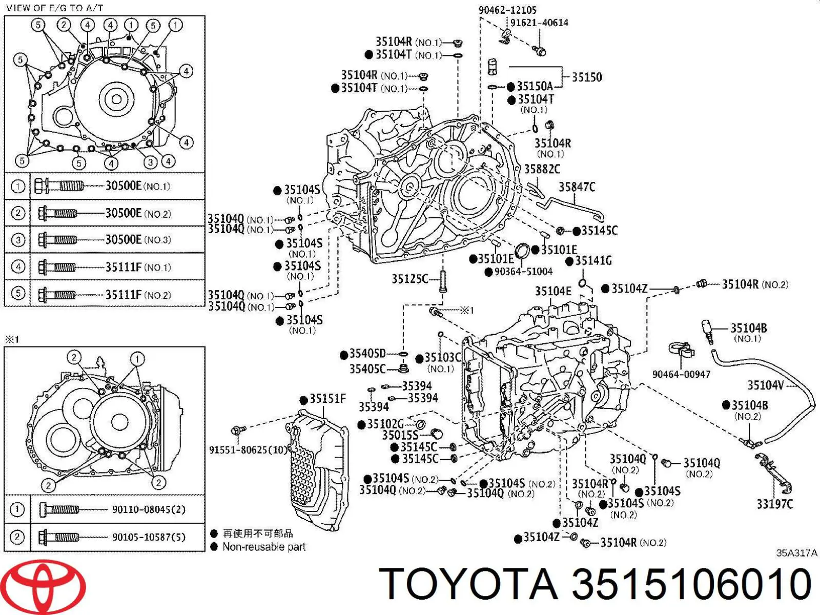 3515106010 Toyota
