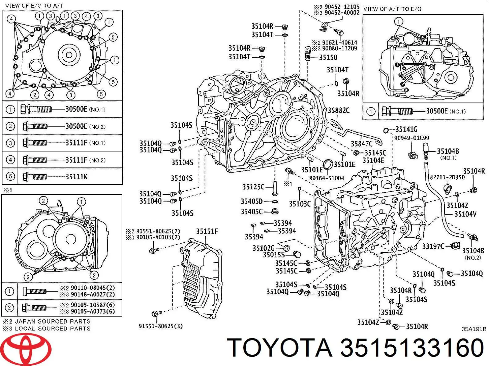 3515133160 Toyota 