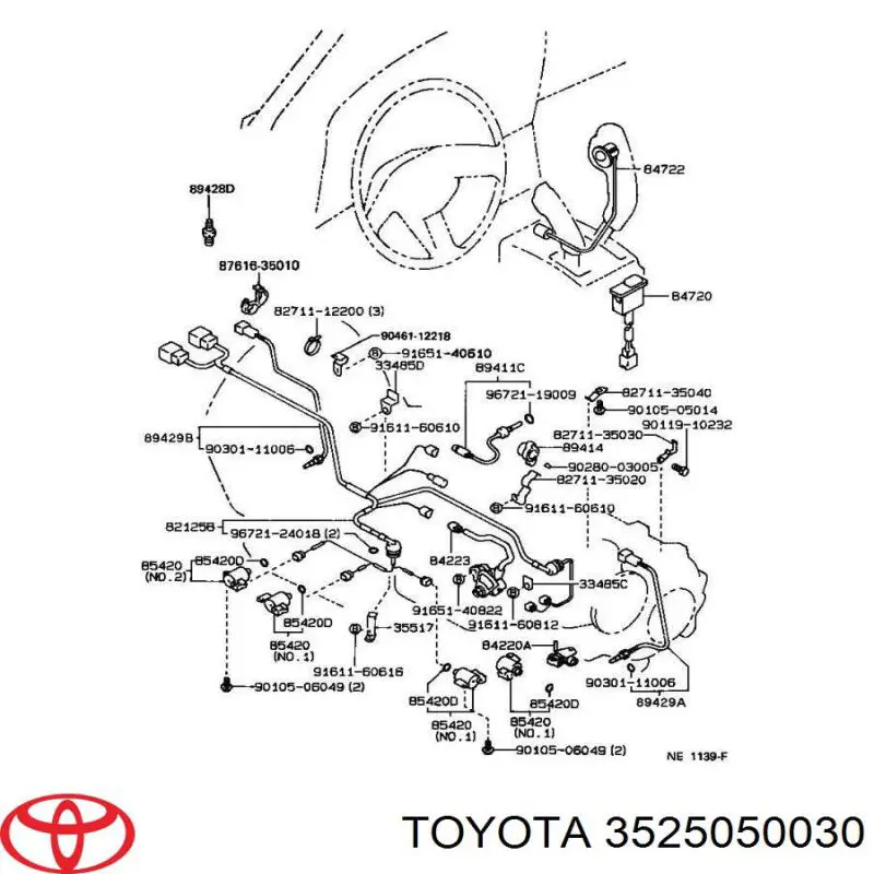 Соленоид АКПП 8542030260 Toyota