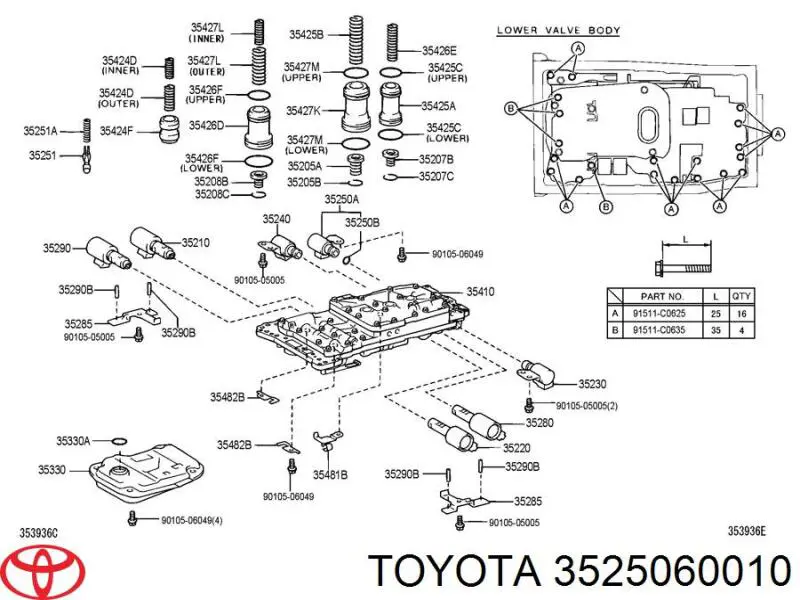 3525060010 Toyota 