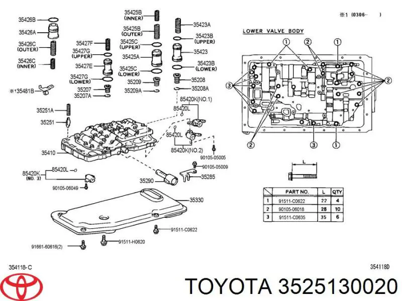  3525130020 Toyota