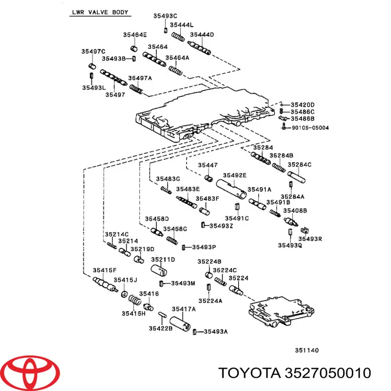 Купить 3527050010 Toyota 