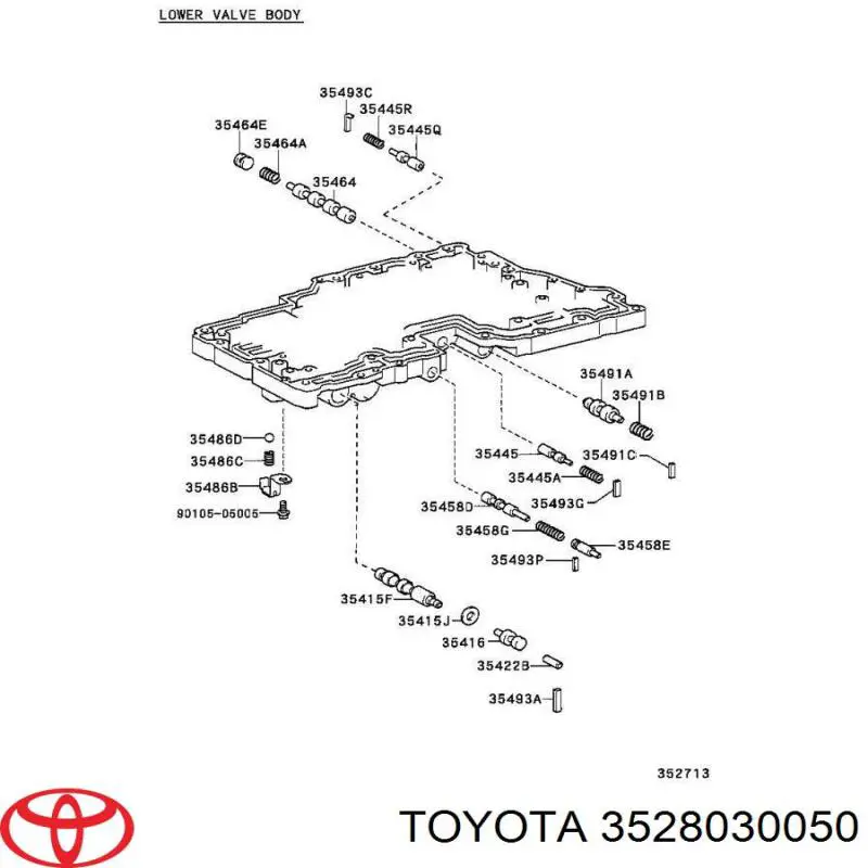 Соленоид АКПП на Toyota Hilux KUN25