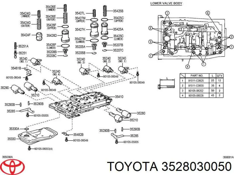 Соленоид АКПП Toyota Hilux пикап (KUN25) (2005 - 2015) цена, от 106.06 USD