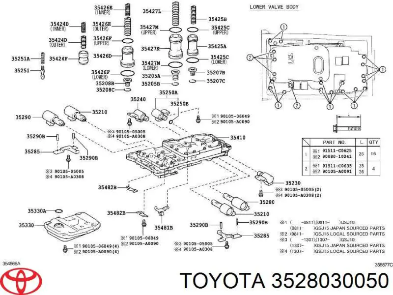 3528030050 Toyota