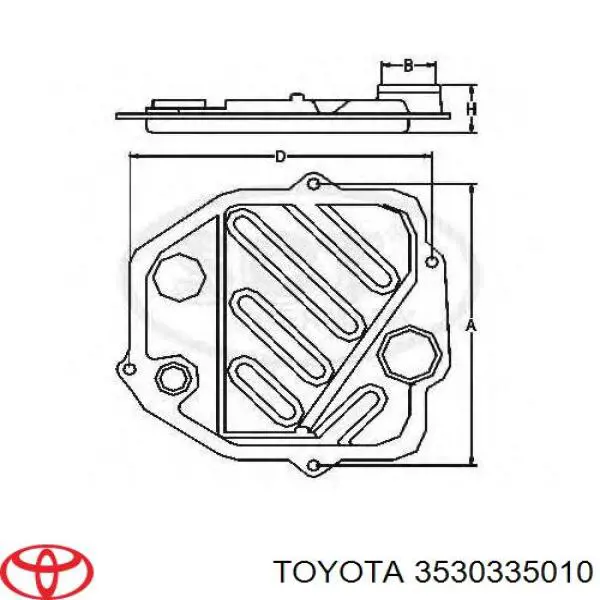 Filtro da Caixa Automática de Mudança Toyota Hilux  N