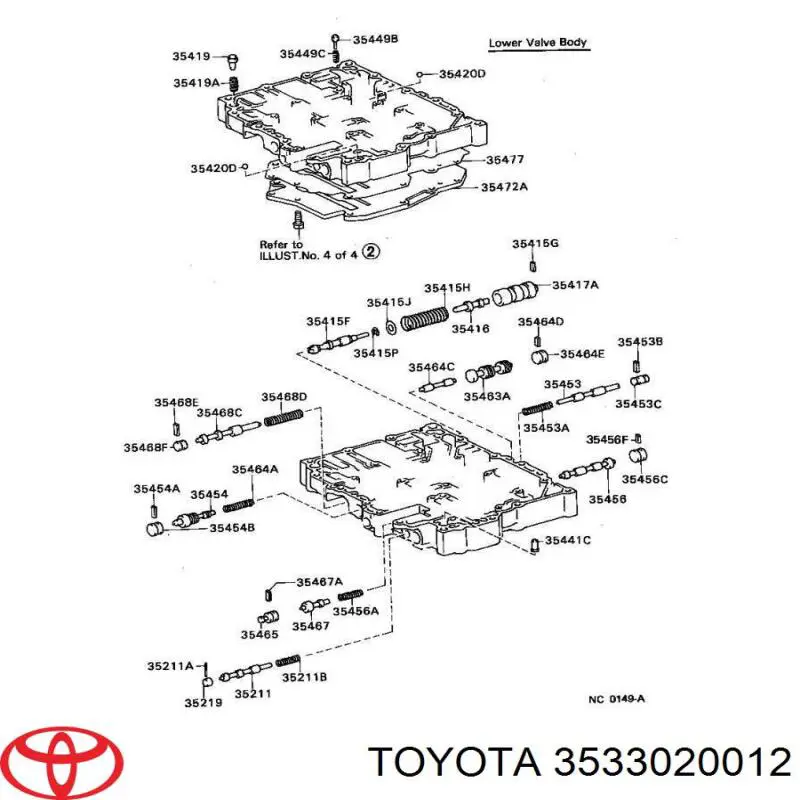 3533020012 Toyota фильтр акпп
