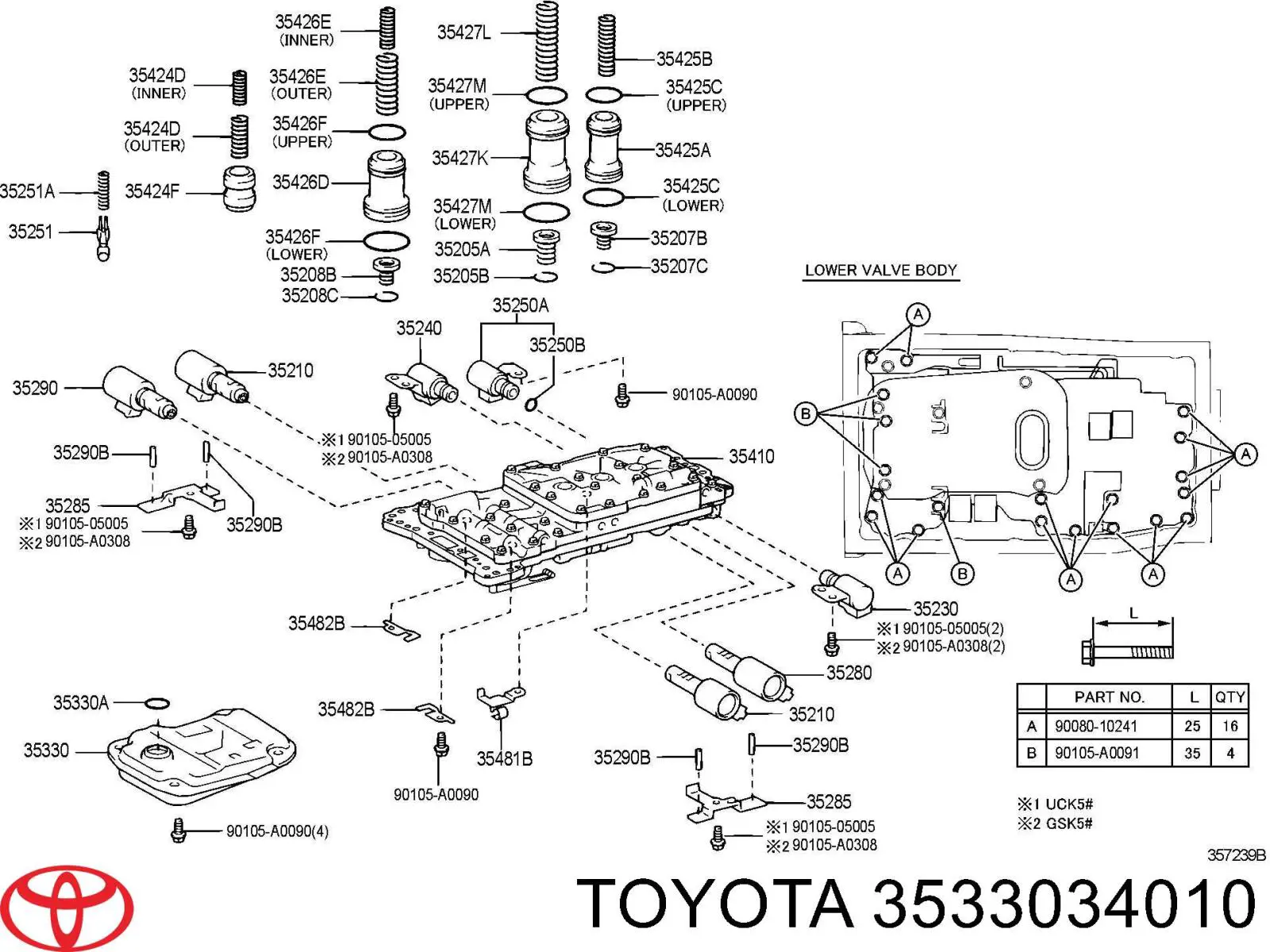 Фильтр АКПП 3533034010 Toyota