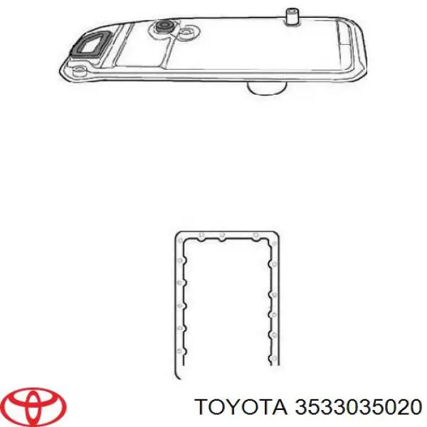 Фильтр коробки автомат Toyota 3533035020 цена, от 65.95 USD