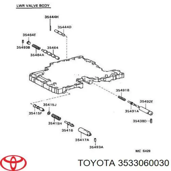 3533060030 Toyota фильтр акпп