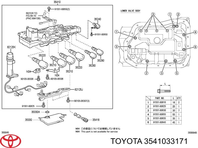 Unidade de válvulas da Caixa Automática de Mudança para Toyota Avensis (T27)