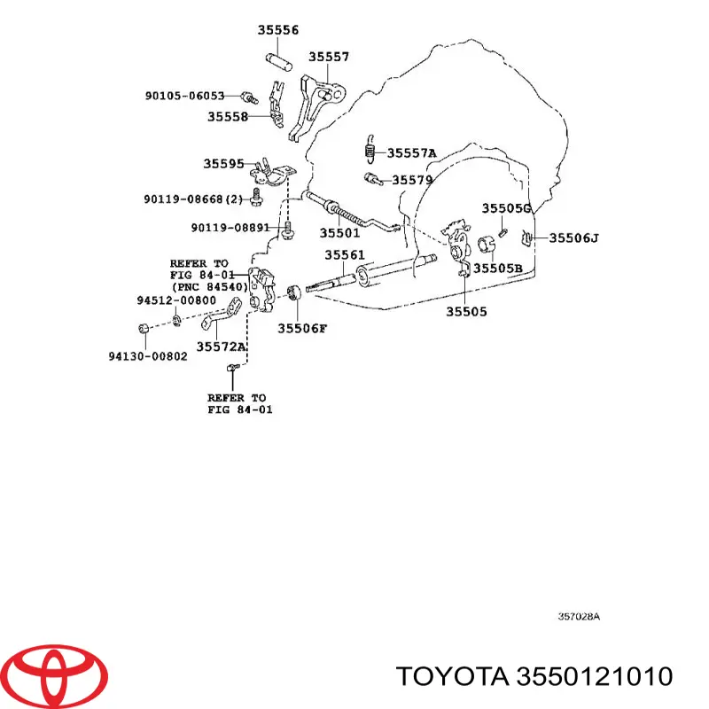  3550121010 Toyota