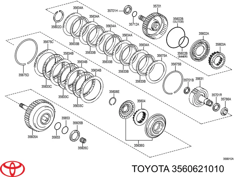 3560621010 Toyota 