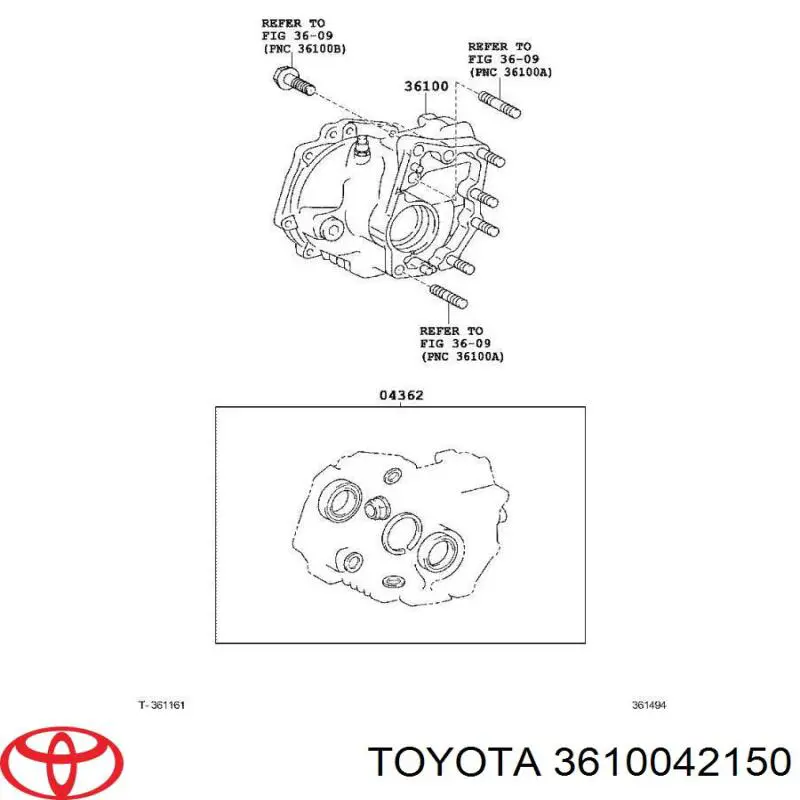 Коробка раздаточная в сборе Toyota 3610042150 цена, от 221.71 USD