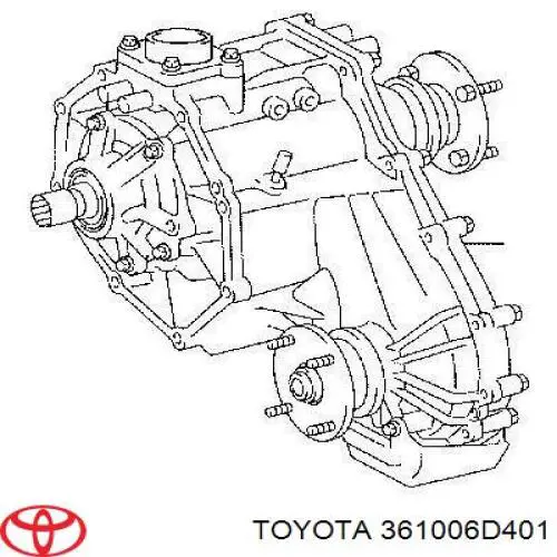  Раздатка (коробка раздаточная) Toyota Land Cruiser 