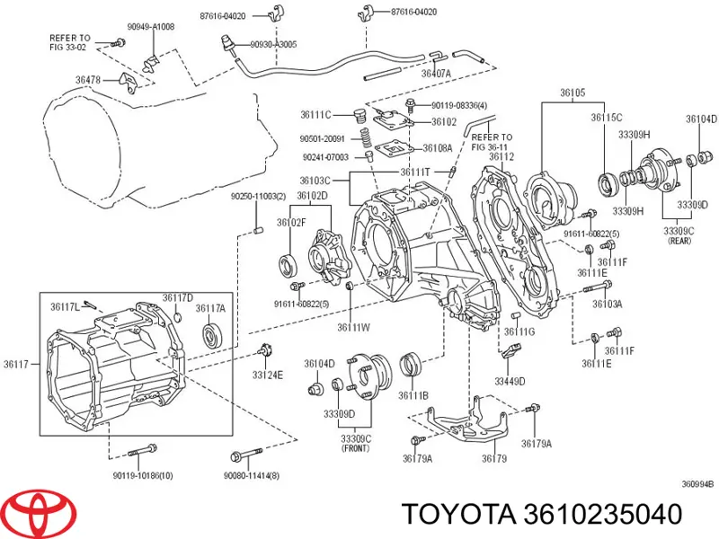 3610235040 Toyota 