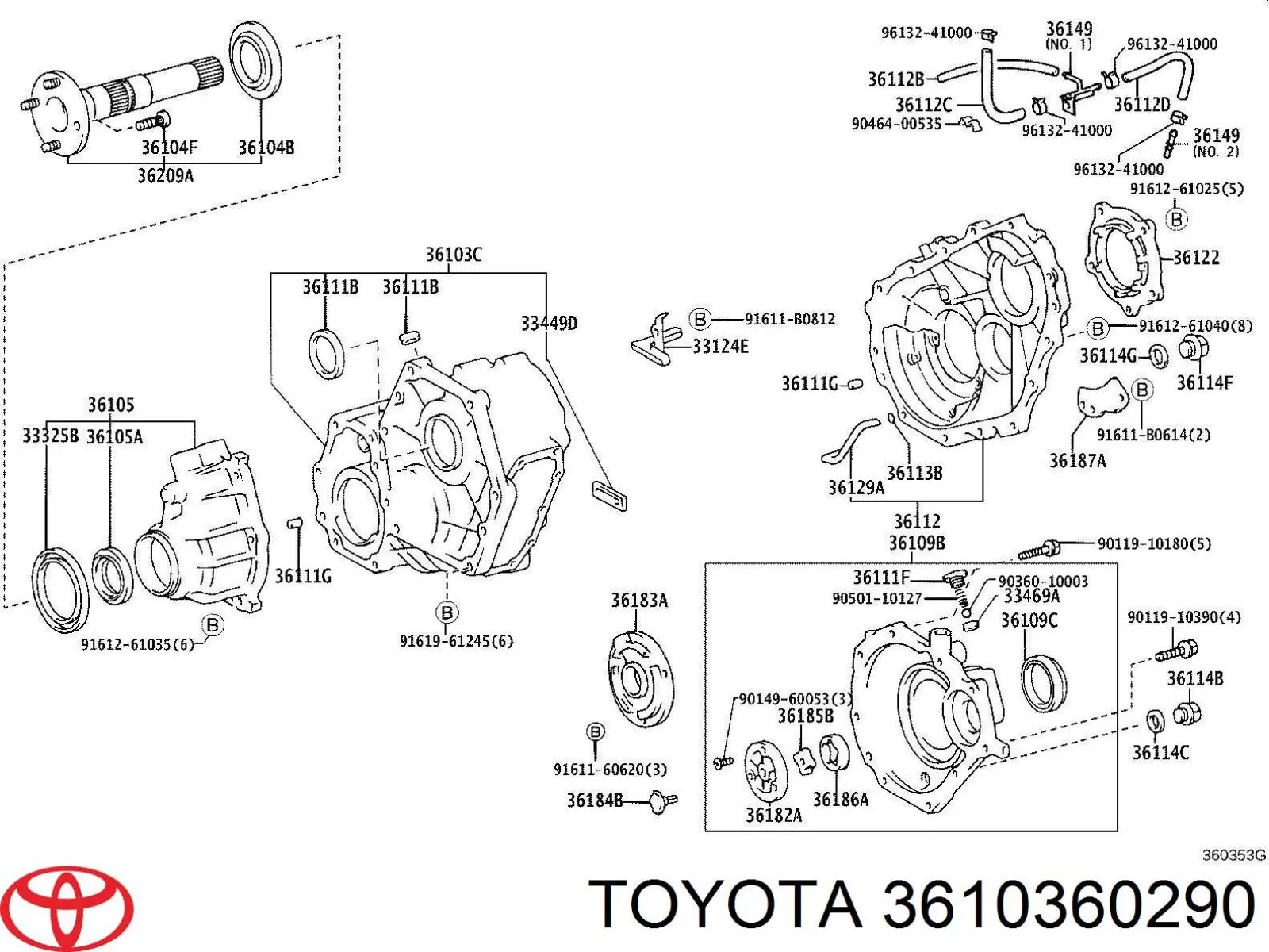 3610360290 Toyota 