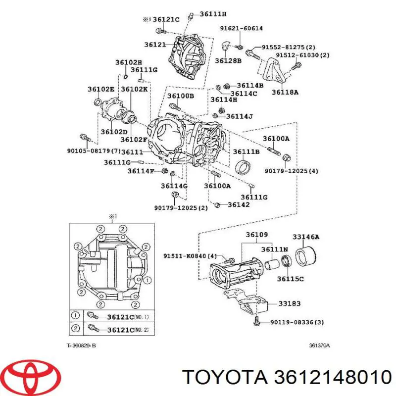 3612148010 Toyota 