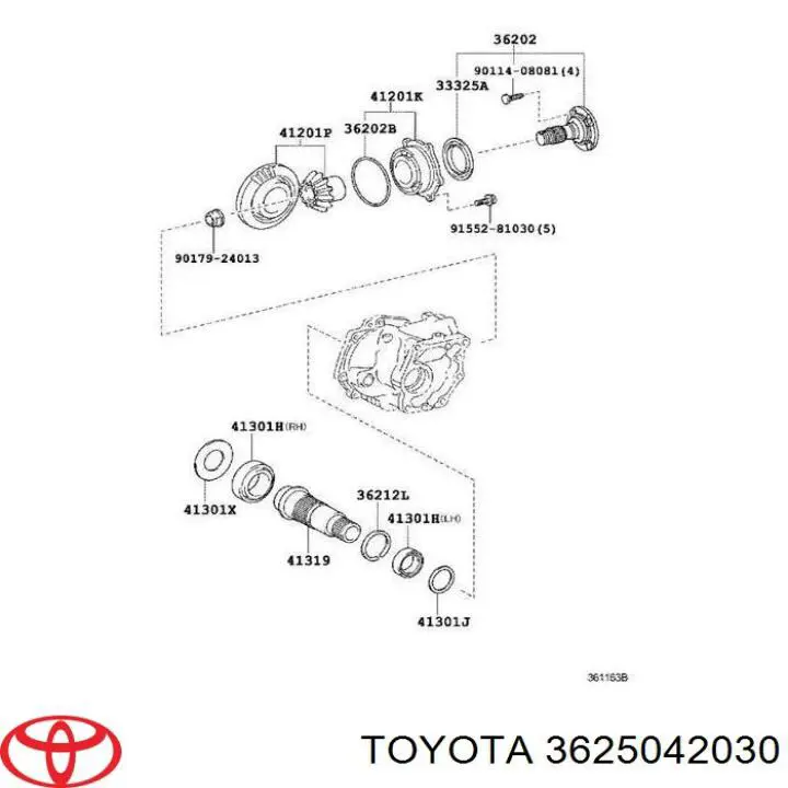 Подшипник хвостовика переднего моста наружный AND 32325002 цена, от 92.73 USD