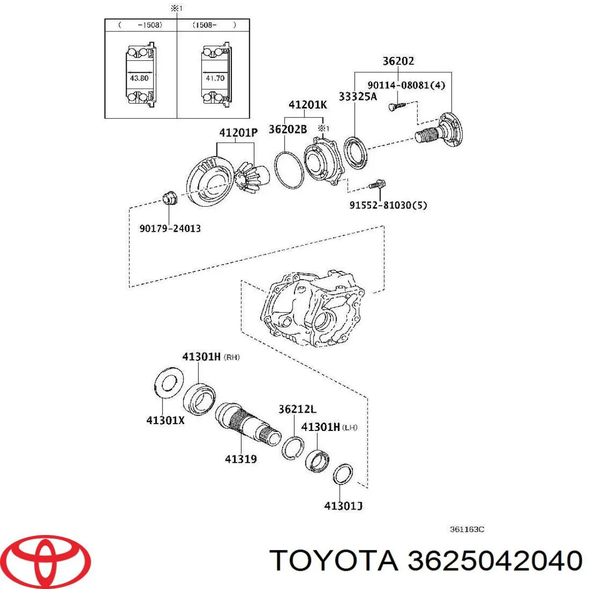 3625042040 Toyota 