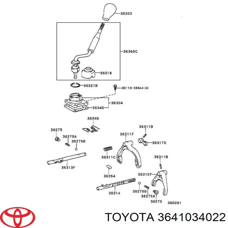  3641034022 Toyota