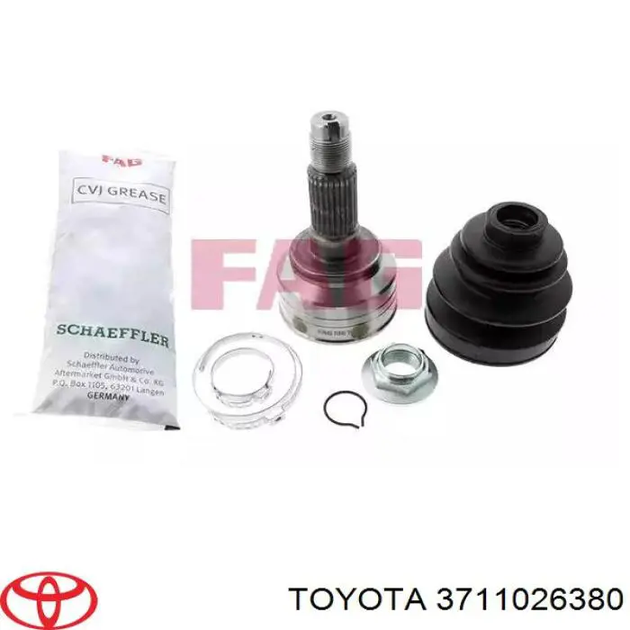 Вал карданный задний в сборе Toyota 3711026380 цена, от 320.97 USD