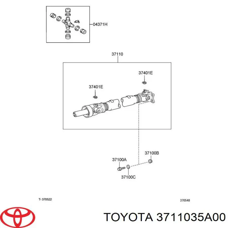 3711035A00 Toyota 