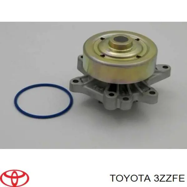 3ZZFE Toyota motor montado