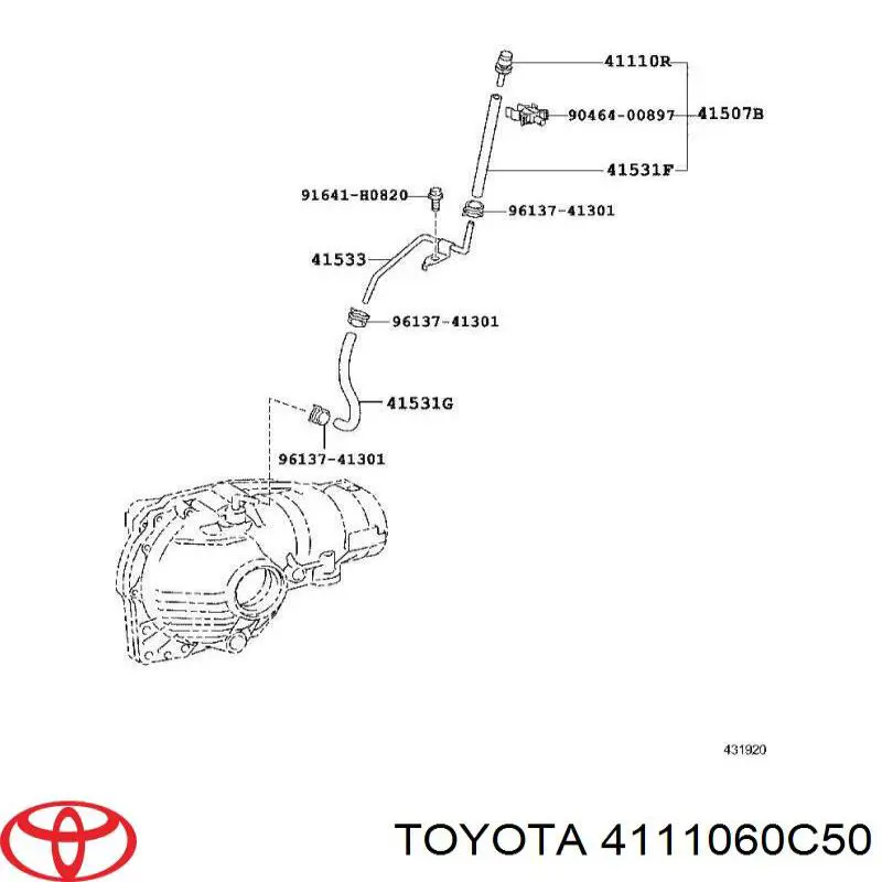 4111060C50 Toyota 
