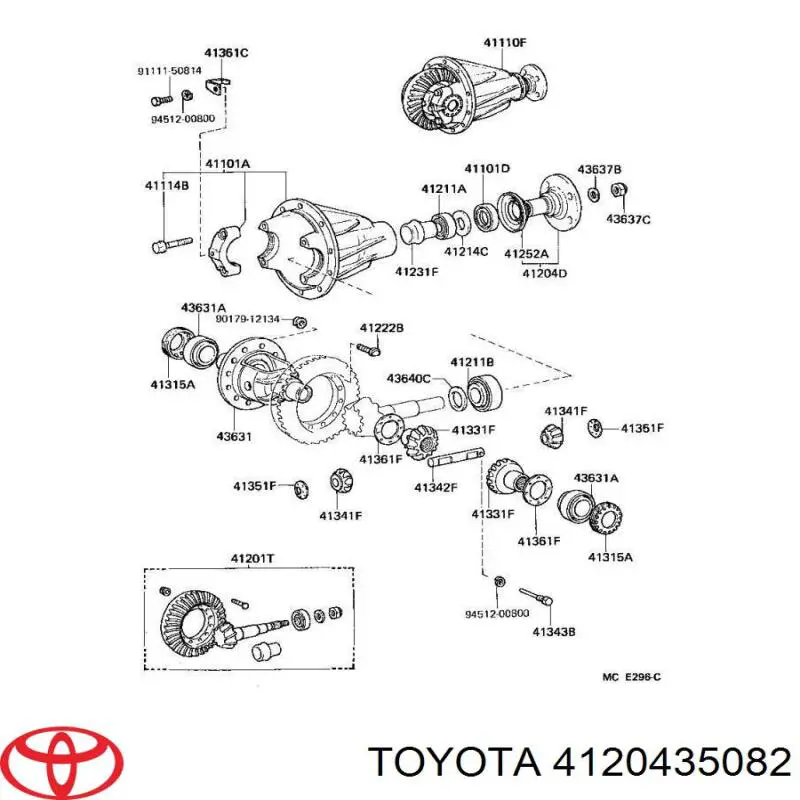4120435082 Toyota