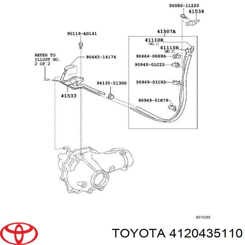 4120435110 Toyota 