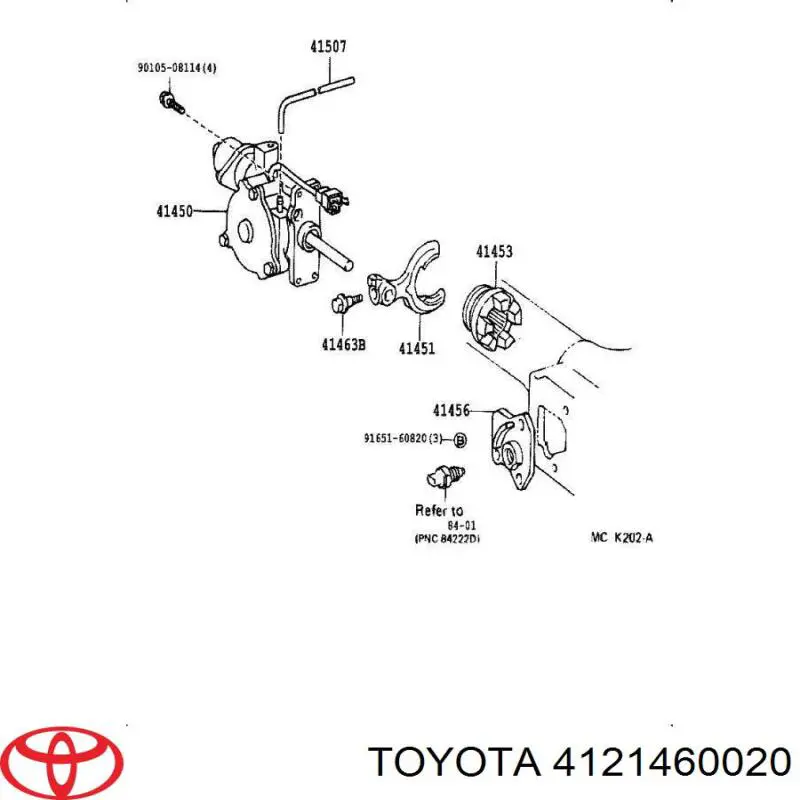4121460020 Toyota 