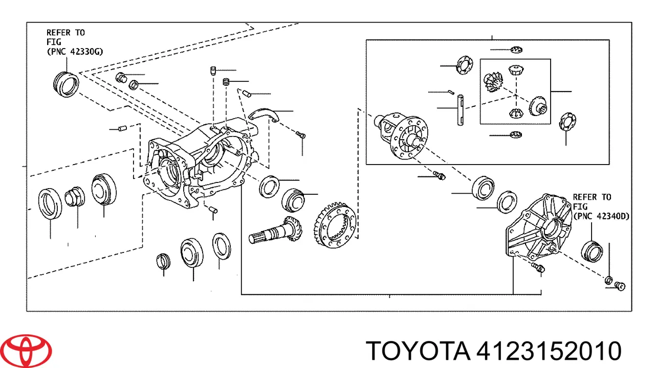 Bucha separadora da haste do eixo traseiro para Toyota RAV4 (A3)