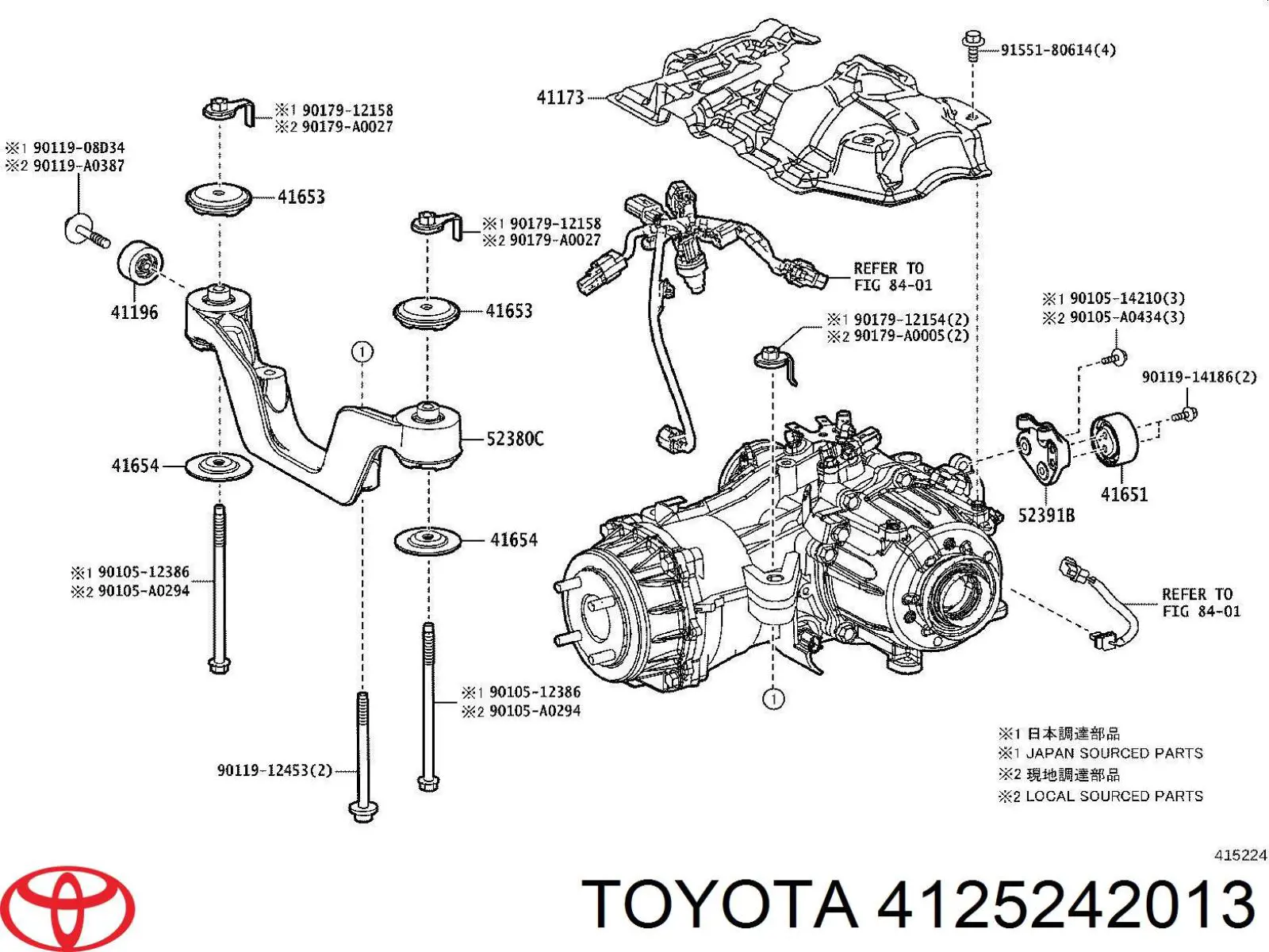  Toyota 4125242013 цена, от 103.36 USD